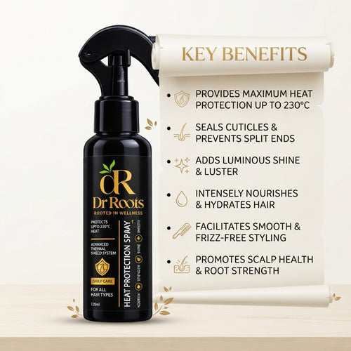 Dr Roots Heat Protecting Spray – Advanced Thermal Shield System up to 230°C (120 ml)